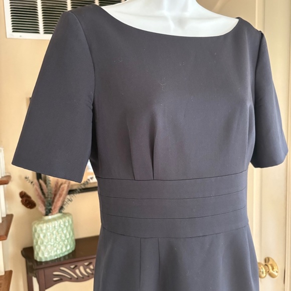 J Crew Classic Chic 100% Wool Black Dress Versatile Office or Dressy Size 6 - Picture 4 of 5
